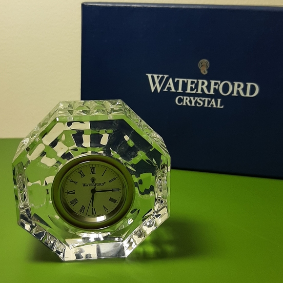 Waterford Crystal Accents Waterford Crystal Small Clock No Box